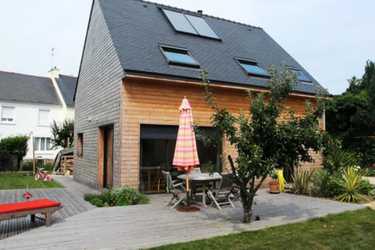 Bois Construction Durable Construction Ossature Bois A Concarneau Construction Maison Ossature Bois 6