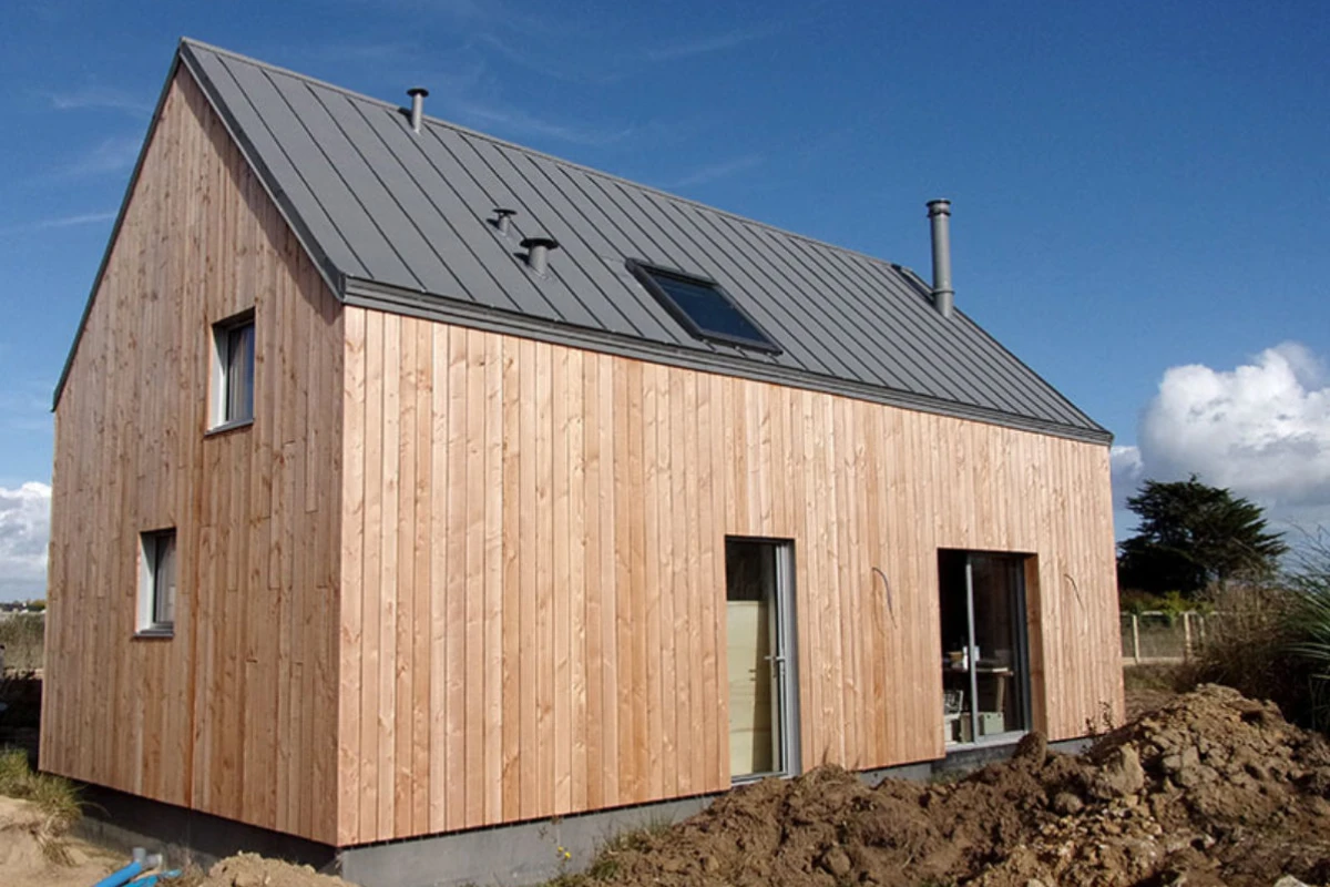 Bois Construction Durable Construction Ossature Bois A Concarneau Maison Traditionnelle 2
