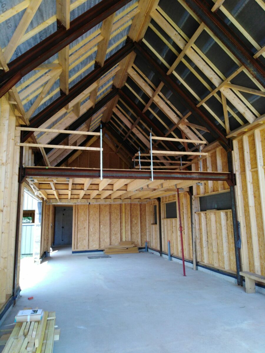 Bois Construction Durable Construction Ossature Bois A Concarneau IMG 20240731 143642
